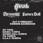 Kindred Bandroom Schedule, H.E.A.T. / The Cruel Intentions / Sisters Doll on Feb 17, 2024 [996-small]