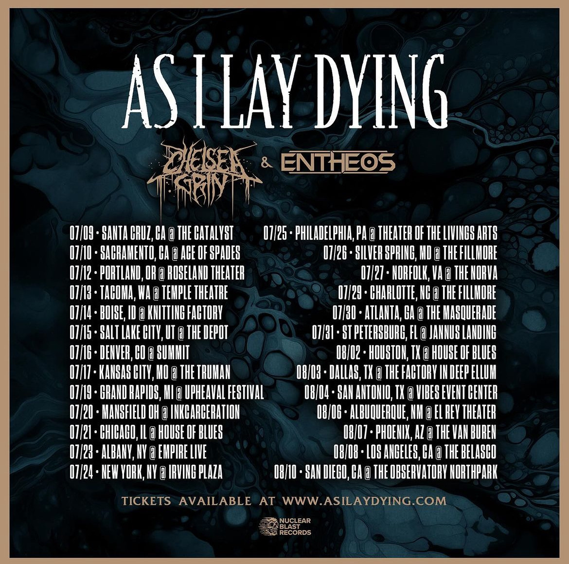 Chelsea Grin Concert & Tour History (Updated for 2024) Concert Archives