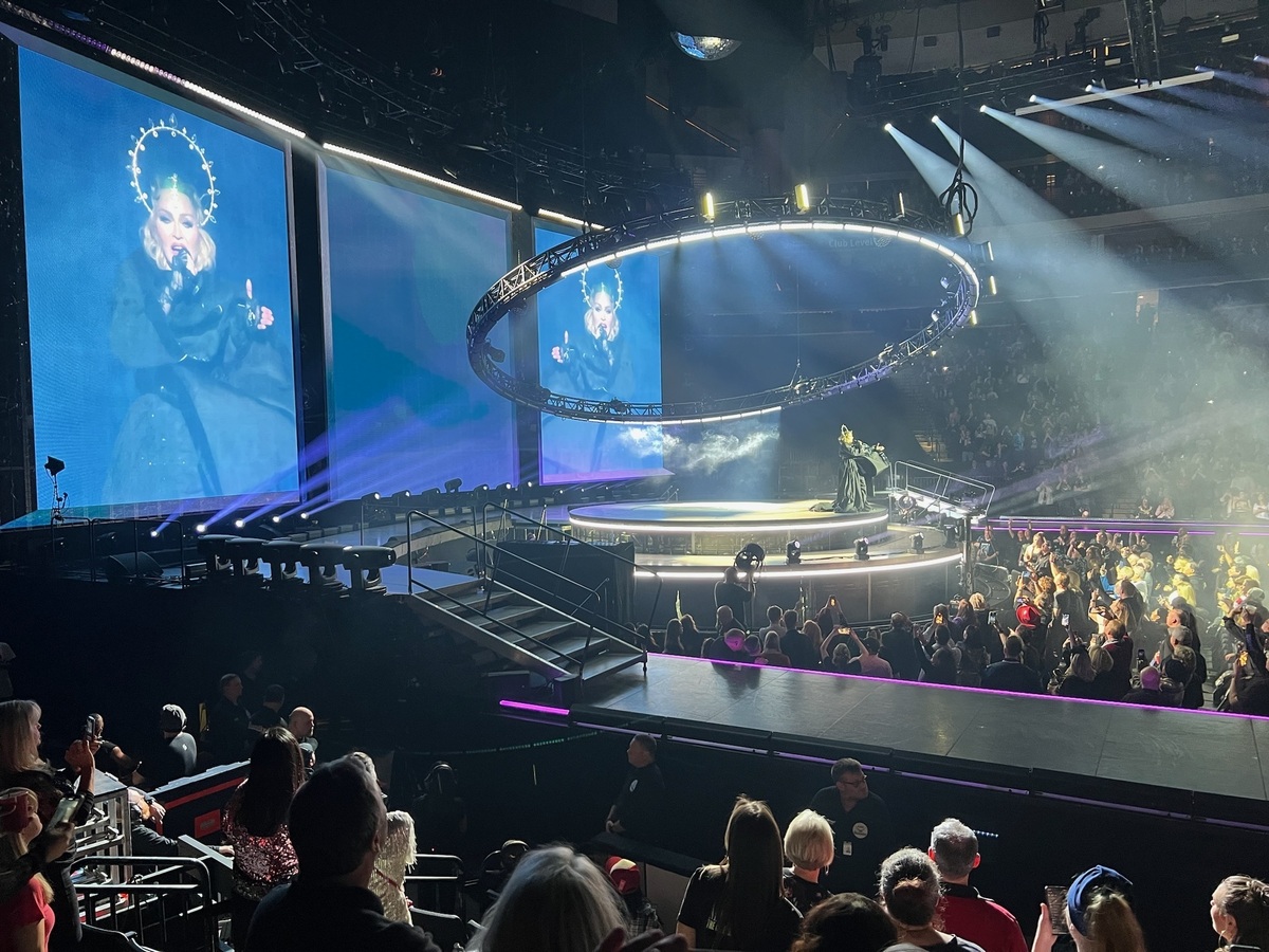 Feb 13, 2024: Madonna at Xcel Energy Center Saint Paul, Minnesota