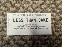 1916 / Pentimento / After the Fall / Less Than Jake on Apr 3, 2014 [915-small]