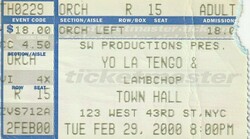 Yo La Tengo / Lambchop on Feb 29, 2000 [056-small]
