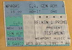 White Zombie / Testament on Aug 5, 1992 [080-small]