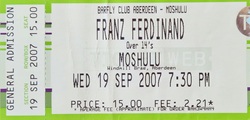 Franz Ferdinand on Sep 19, 2007 [379-small]