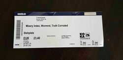 Misery Index / Wormrot / The Lion's Daughter / Truth Corroded on Mar 29, 2019 [293-small]