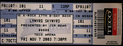 Lynyrd Skynyrd / Mark Haney and The Buzzards on Nov 7, 2003 [666-small]