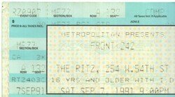 Front 242 on Sep 7, 1991 [675-small]