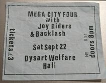 Mega City Four / Joyriders / Backlash on Sep 22, 1990 [727-small]
