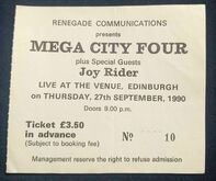 Mega City Four / Joyriders on Sep 27, 1990 [733-small]