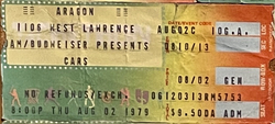 The Cars / Nick Gilder on Aug 2, 1979 [743-small]