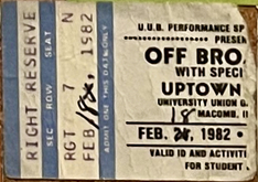 Off Broadway / The uptown Rulers on Feb 18, 1982 [779-small]
