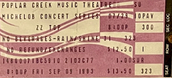 ZZ Top on Sep 9, 1983 [797-small]