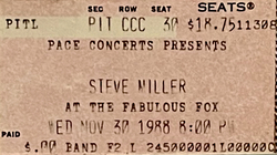 Steve Miller Band on Nov 30, 1988 [835-small]