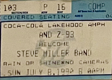 Steve Miller Band / Lou Graham on Jul 8, 1990 [840-small]
