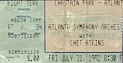 Chet atkins / ATLANTA SYNPHONY ORCHESTRA on Jul 31, 1992 [877-small]