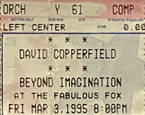 David Cooperfield on Mar 3, 1995 [879-small]