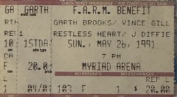 Garth Brooks / Vince Gill / Restless Heart / Joe Diffie on May 26, 1991 [895-small]