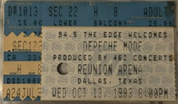 Depeche Mode / The The on Oct 14, 1993 [903-small]