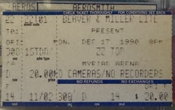ZZ Top / Jeff Healey on Dec 17, 1990 [925-small]