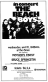The Beach Boys / Mother's Finest / Bruce Springsteen on Apr 11, 1973 [932-small]