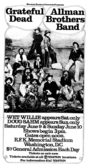 Grateful Dead / Allman Brothers Band / Wet Willie on Jun 9, 1973 [937-small]