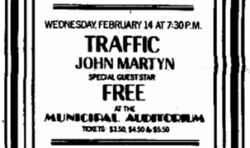 Traffic / John Martyn / Free on Feb 14, 1973 [156-small]