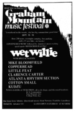 Wet Willie / Mike Bloomfield / Little Feat / Atlanta Rhythm Section on Sep 15, 1973 [237-small]
