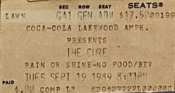 The Cure / Shelleyan Orphan on Sep 19, 1989 [456-small]