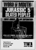 Jurassic 5 / Dilated Peoples / Beat Junkies / MC Supernatural on Oct 5, 2000 [952-small]