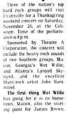 Wet Willie / Lynyrd Skynyrd / John Hammond Jr on Nov 24, 1973 [258-small]