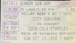 Ozzy Osbourne / Danzig / Sepultura / Biohazard on Oct 13, 1996 [274-small]