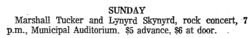 The Marshall Tucker Band / Lynyrd Skynyrd on Nov 4, 1973 [316-small]