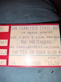 Pretenders on Feb 28, 1984 [318-small]
