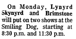 Lynyrd Skynyrd / Brimstone on Dec 10, 1973 [331-small]