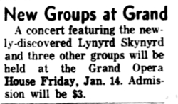 Lynyrd Skynyrd / Captain Rock / Climax / Birnham Wood on Jan 14, 1972 [781-small]