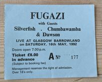 Fugazi / Silverfish / Chumbawamba / Dawson on May 16, 1992 [273-small]