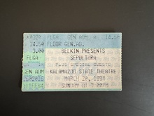 Sepultura / Clutch / Fudge Tunnel / Fear Factory on Mar 20, 1994 [534-small]
