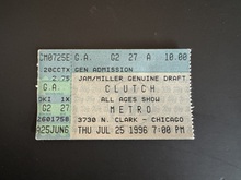 Clutch / Fu Manchu / Orange 9mm / Core on Jul 25, 1996 [586-small]