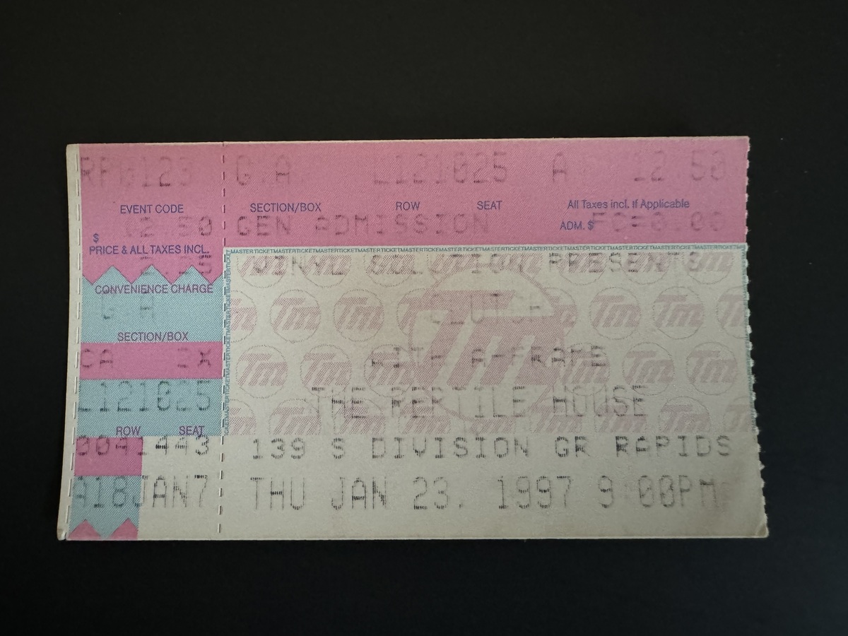 Concert History of The Reptile House Grand Rapids, Michigan, United