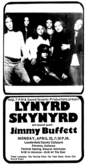 Lynyrd Skynyrd / Jimmy Buffett / The Outlaws on Apr 22, 1974 [705-small]