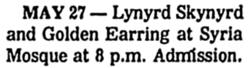 Lynyrd Skynyrd / Golden Earring on May 27, 1975 [778-small]