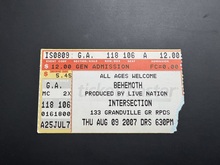 Behemoth / 3 Inches Of Blood on Aug 9, 2007 [952-small]