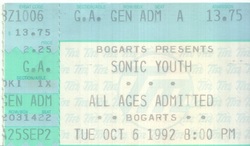 Sonic Youth / Pere Ubu on Oct 6, 1992 [020-small]