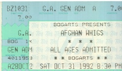 The Afghan Whigs / poster children on Oct 31, 1992 [028-small]