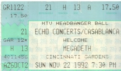 Megadeth / Suicidal Tendencies on Nov 22, 1992 [031-small]