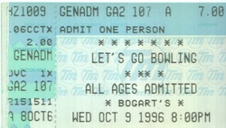 Let's Go Bowling / Cherry Poppin' Daddies / Save Ferris on Oct 9, 1996 [110-small]