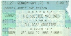 The Suicide Machines / Agent 23 on Nov 27, 1996 [116-small]