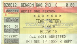 Fear Factory / Static-X / Dope on Aug 12, 1999 [147-small]