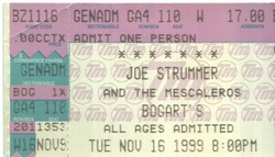 Joe Strummer & The Mescaleros / The Pietasters on Nov 16, 1999 [149-small]