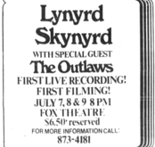 Lynyrd Skynyrd / The Outlaws on Jul 7, 1976 [181-small]