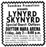 Lynyrd Skynyrd / The Outlaws / Starz   on Jul 2, 1976 [341-small]